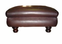 Leather Ottoman