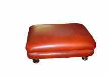 Leather Ottoman
